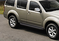 Пороги, подножки "Premium-Black" Nissan Pathfinder 2004-2010-2014