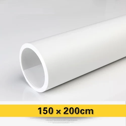 Фон пластиковый-винил белый матовый 200Х150 см
