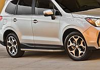 Пороги подножки Premium Subaru Forester 2013-2015-2018