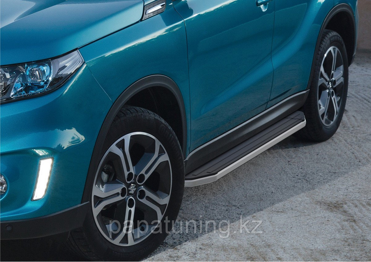 Пороги подножки Premium Suzuki Vitara 2015- - фото 1 - id-p103841307