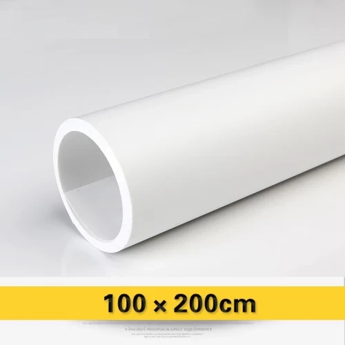 Фон пластиковый-винил белый матовый 200Х100 см