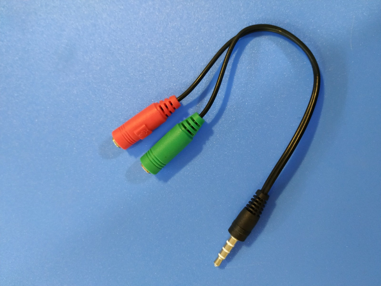Разветвитель аудио гарнитуры  на наушники и микрофон, 3.5 мм