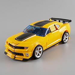 Робот-трансформер желтый с щитом и мечом Changerobot