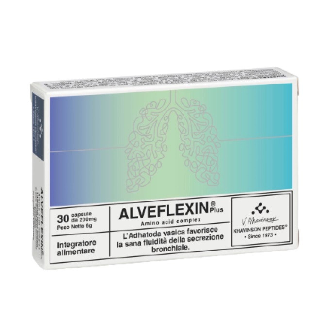 Альвефлексин® Плюс ALVEFLEXIN® Plus 30, - пептиды бронхов и легких и тимуса, Khavinson Peptides®.