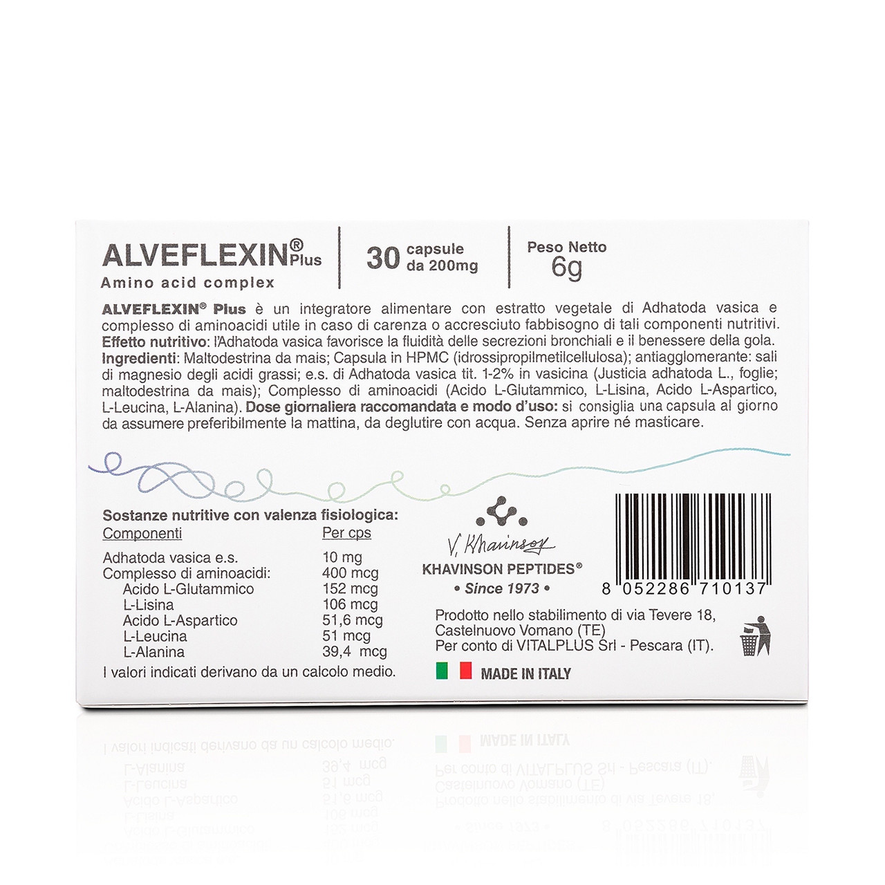 Альвефлексин® Плюс ALVEFLEXIN® Plus 30, - пептиды бронхов и легких и тимуса, Khavinson Peptides®. - фото 3 - id-p104041284