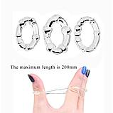 Силиконовое эрекционное кольцо 3 шт, фото 3