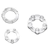 Силиконовое эрекционное кольцо 3 шт, фото 4