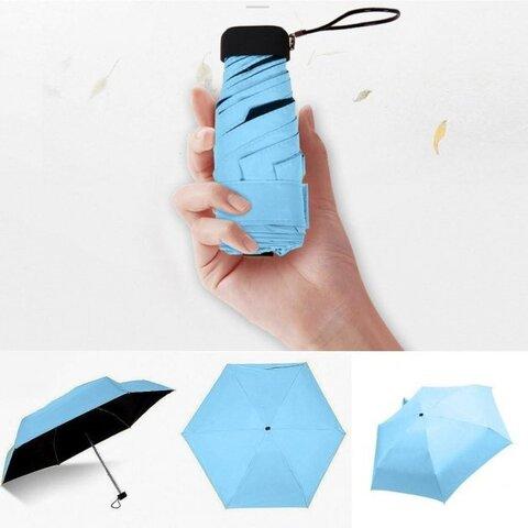 Зонт карманный универсальный Mini Pocket Umbrella (Розовый) - фото 3 - id-p71730809