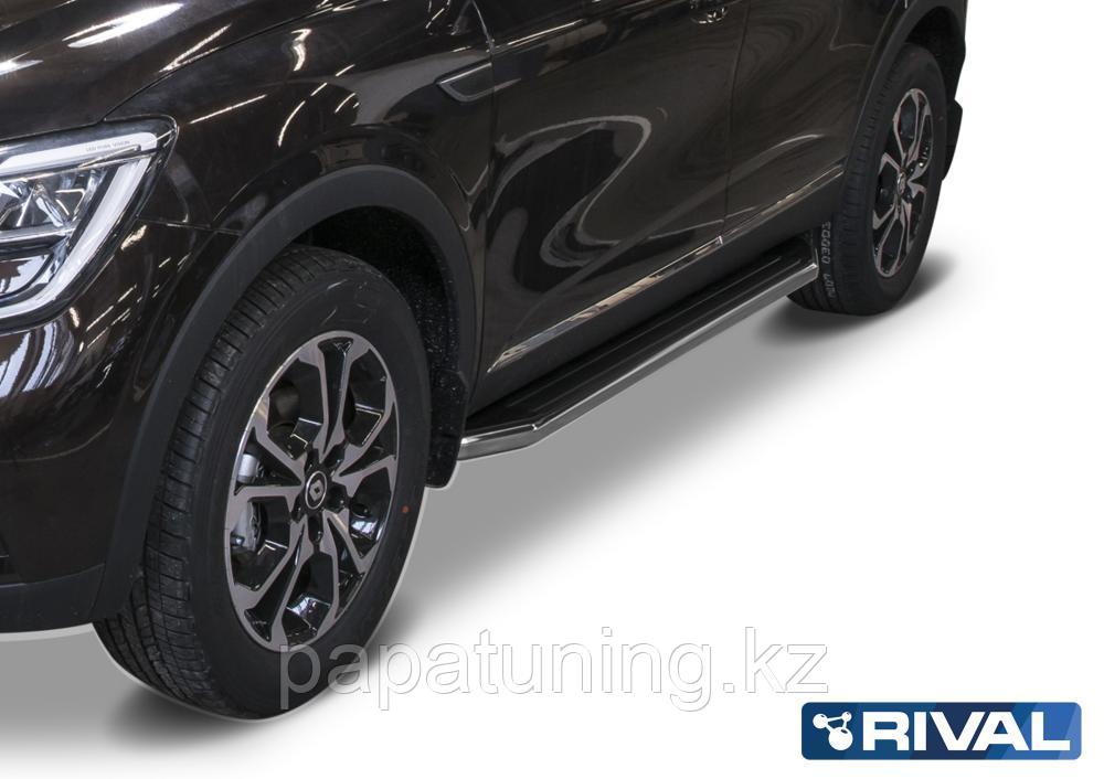 Пороги подножки Premium Renault Arkana 2019- - фото 1 - id-p103841227