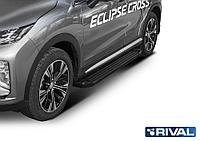 Пороги, подножки "Black" Mitsubishi Eclipse Cross 2018-