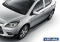 Пороги, подножки "Premium" Lifan X50 2015-