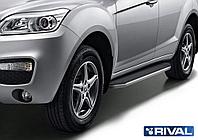 Пороги, подножки "Premium" Lifan X60 2012-2016