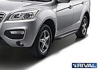 Пороги, подножки "Bmw-Style" Lifan X60 2012-2016