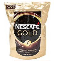 Кофе растворимый Nescafe Gold 500гр, дой-пак