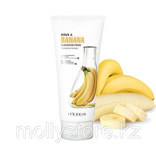 Пенка для умывания с экстрактом банана IT'S SKIN Have A Banana Cleansing Foam 150 мл - фото 1 - id-p104044894