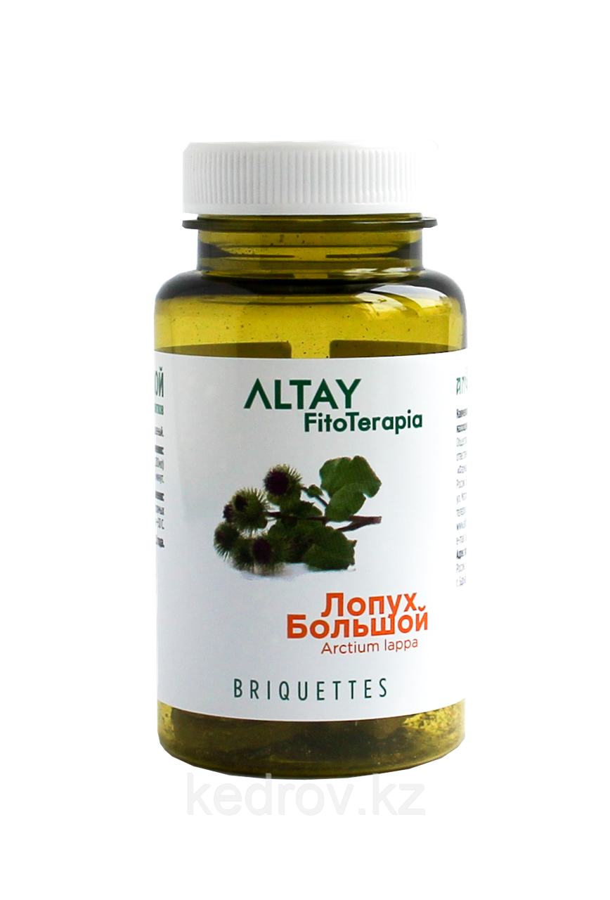 Монотравы в брикетах "Лопух", 25 брикетов по 2 гр., фото 1