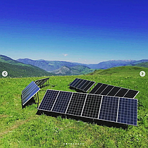 Автономная солнечная станция в живописных горах ВКО 1