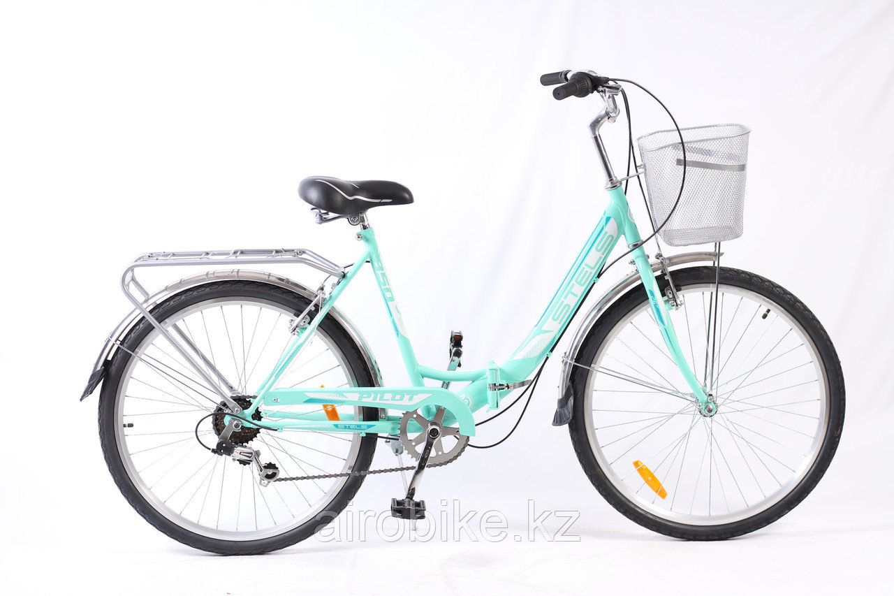 Взрослый городской велосипед Stels 850, бирюзовый