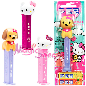 PEZ  Конфеты с игрушкой 2 в 1 "Хеллоу Китти" 17 гр. / Упаковка 12 шт. / Венгрия