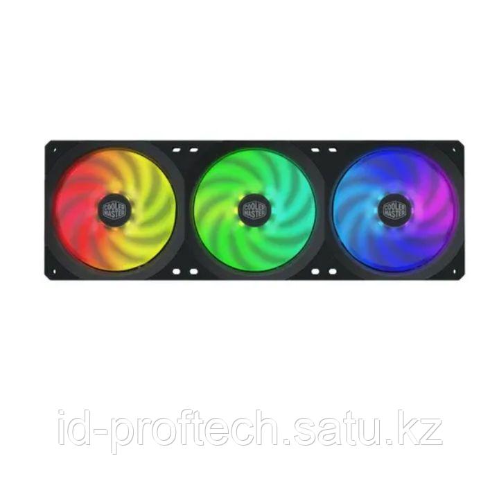 Вентилятор для корпуса CoolerMaster MasterFan SF360R 3x120mm 4 pin RGB MFX-B2D3-18NPA-R1 - фото 1 - id-p104063825