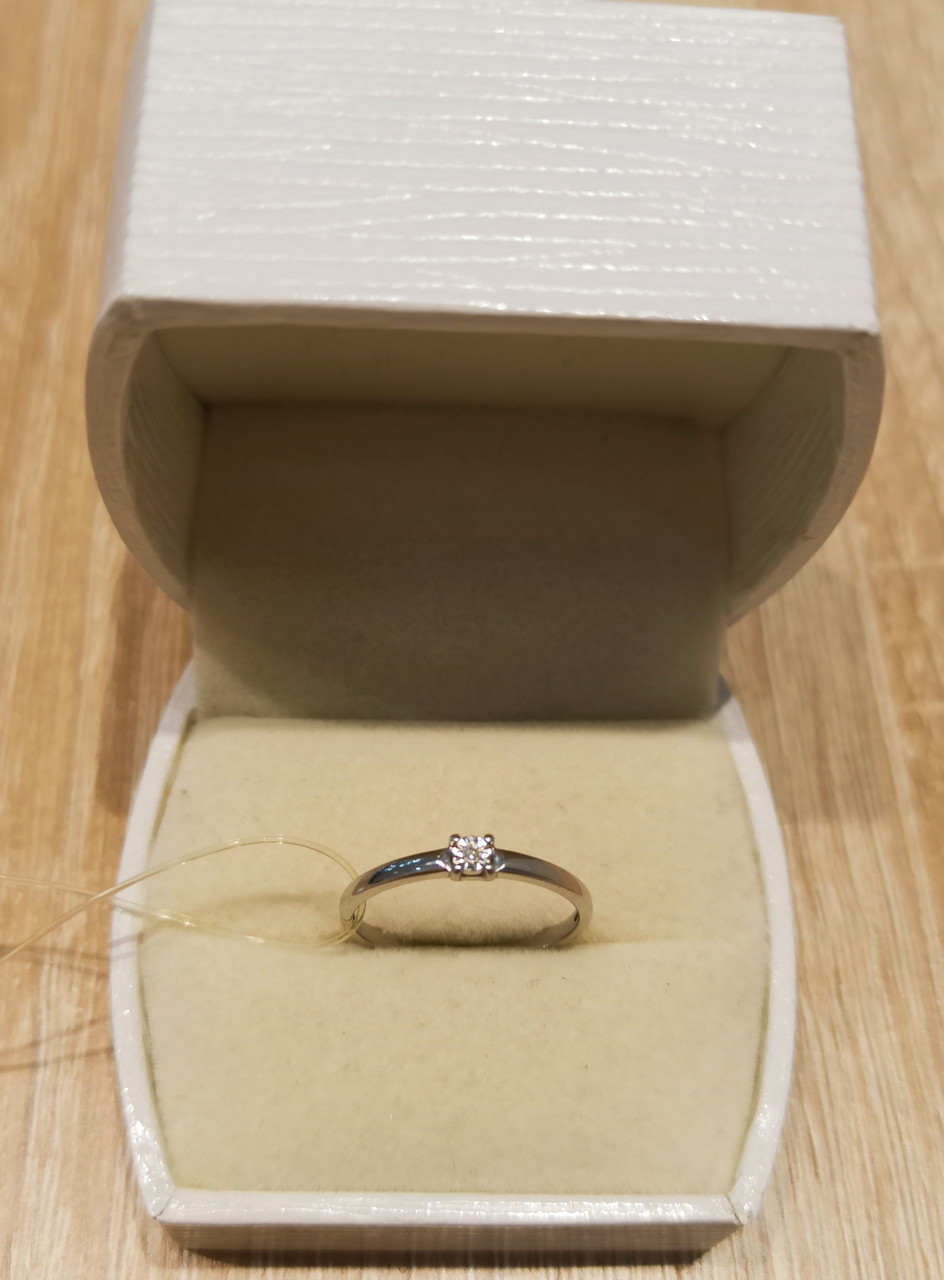 Кольцо с фианитом / 17 размер ( пр. Абая 141 ), фото 1