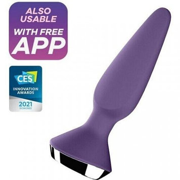 Анальный плаг с вибрацией Satisfyer Plug-ilicious 1 purple