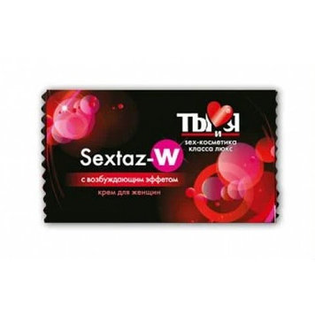 КРЕМ "Sextaz-W" для женщин одноразовая упаковка 1,5г.