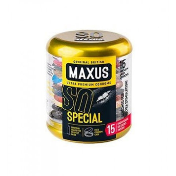 ПРЕЗЕРВАТИВЫ "MAXUS" SPECIAL № 15 (точечно-ребристые) в железном кейсе