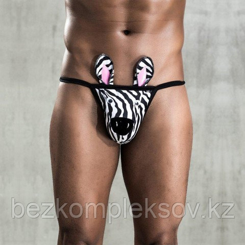 Мужские стринги Zebra