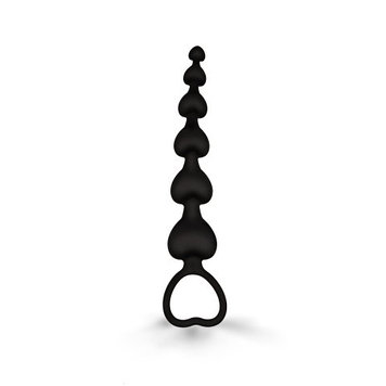 Браззерс - Анальная елочка - 15х3.3 см (чёрный) Черный