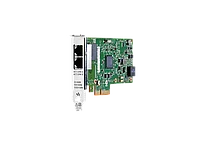 HPE 652497-B21 Адаптер сетевой Ethernet 1Gb 2-port BASE-T I350-T2V2 Adapter, PCIe 2.0, 2xRJ45 (Intel I350)