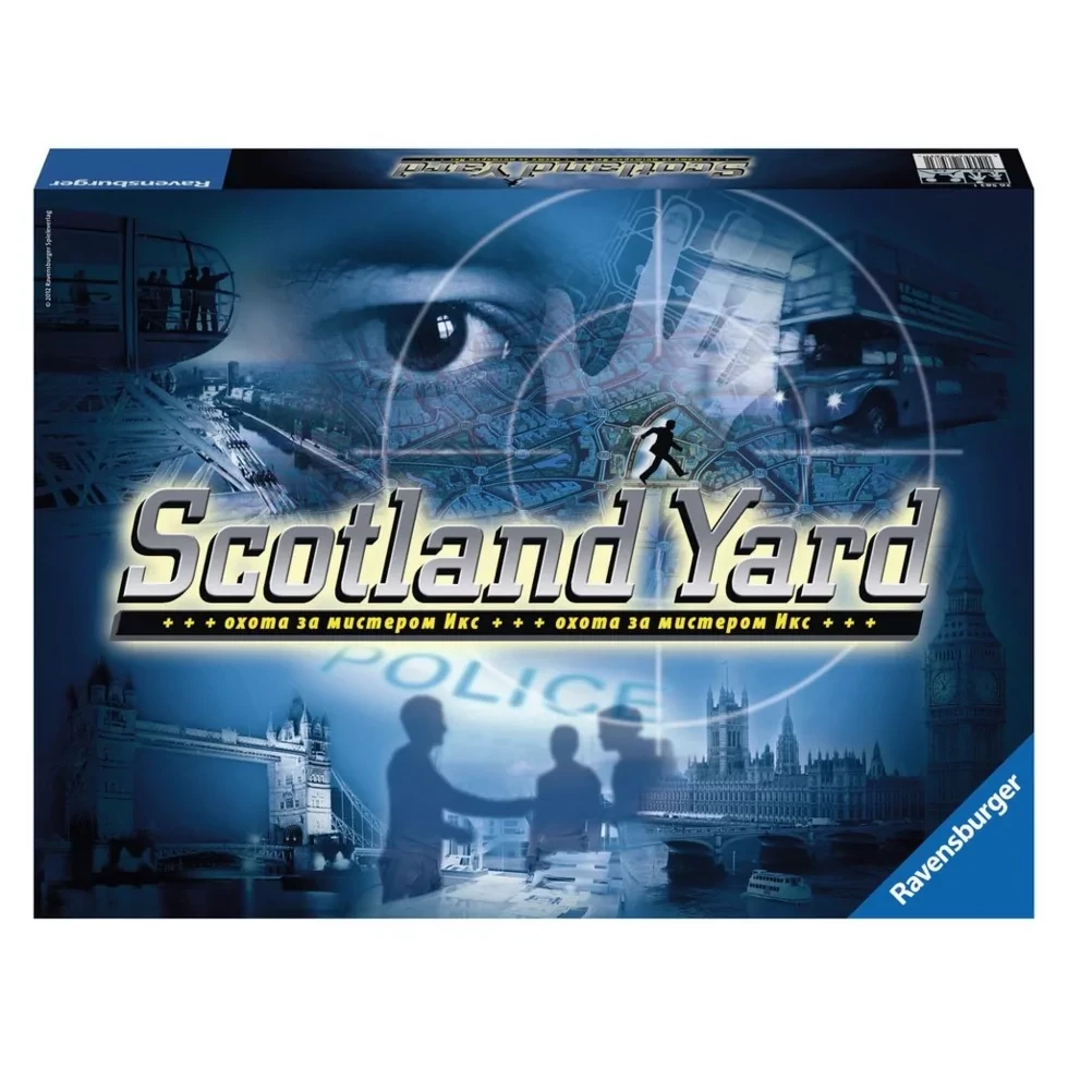 Настольная игра: Scotland Yard Охота за мистером Икс | Ravensburger - фото 1 - id-p2544800