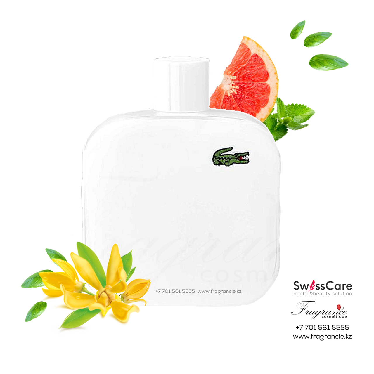 Туалетная вода Lacoste Eau de Lacoste L.12.12 Blanc Pure 100ml (Оригинал - Франция)