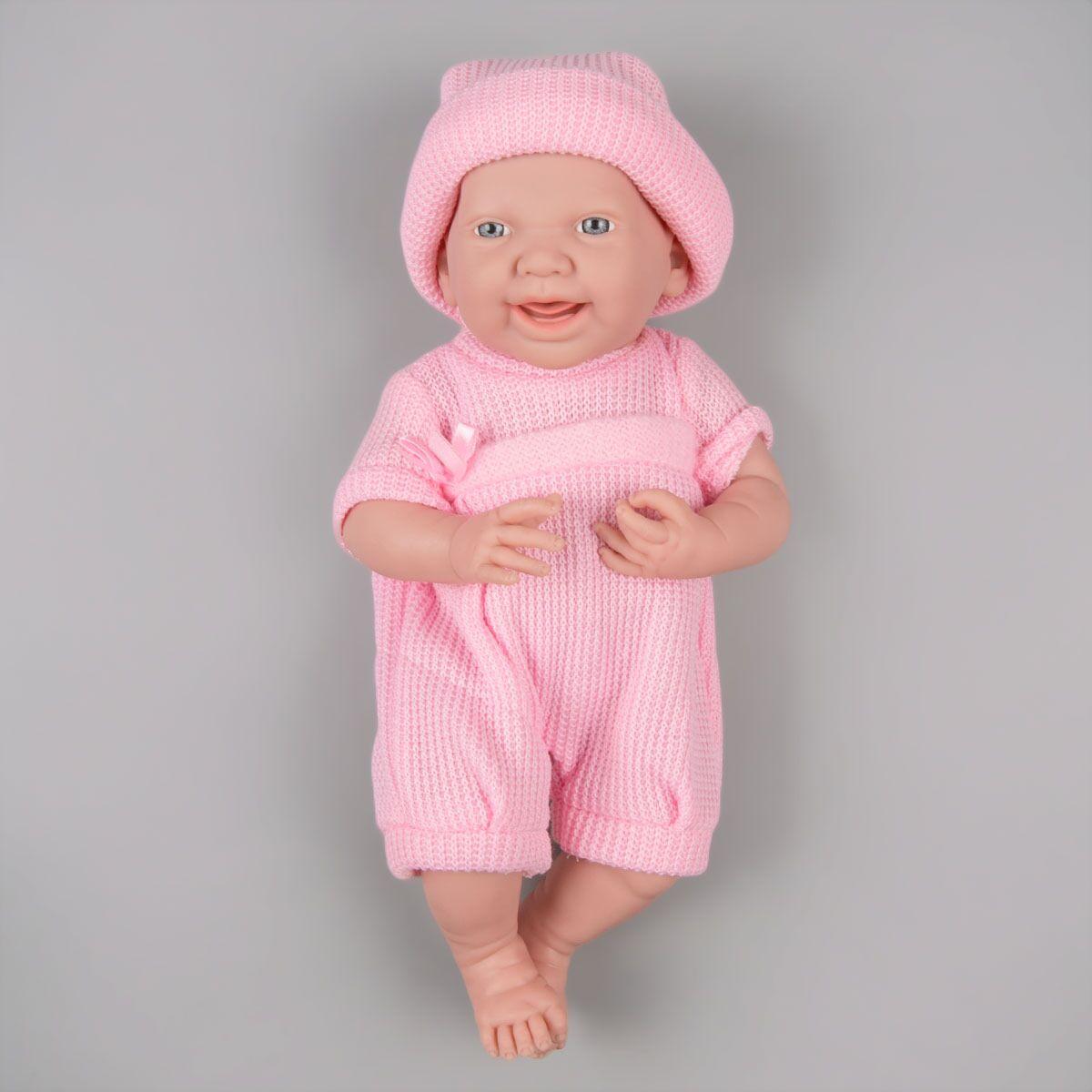 Игрушка пупс в розовом костюмчике Kaifan Toys