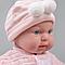 Игрушка пупс в вязанном нежно розовом костюмчике Kaifan Toys, фото 3