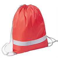 Рюкзак мешок RAY со светоотражающей полосой, Красный, -, 16108 08