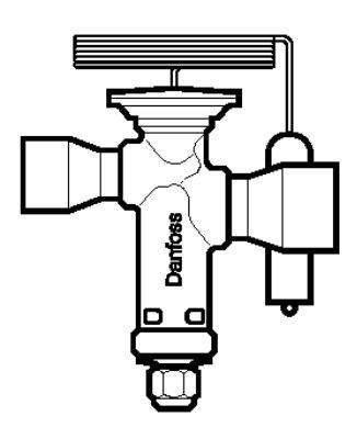 Термо-регулирующий вентиль ТРВ TGEL 31 067N3166 Danfoss