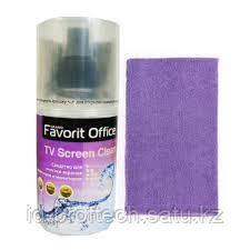 F150419 *FAVORIT OFFICE TV Screen Clean Спрей 200 мл д-экранов, мониторов + салфетка из микрофибр