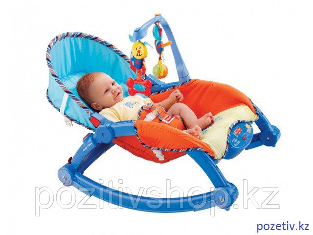 Детский Шезлонг Deluxe 2в1 Fisher price