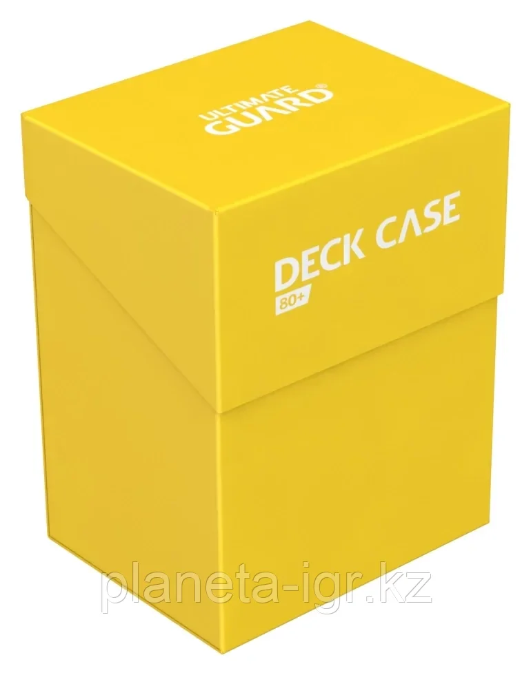 Коробочка для карт (DeckBox): Желтая 80+ | Ultimate Guard