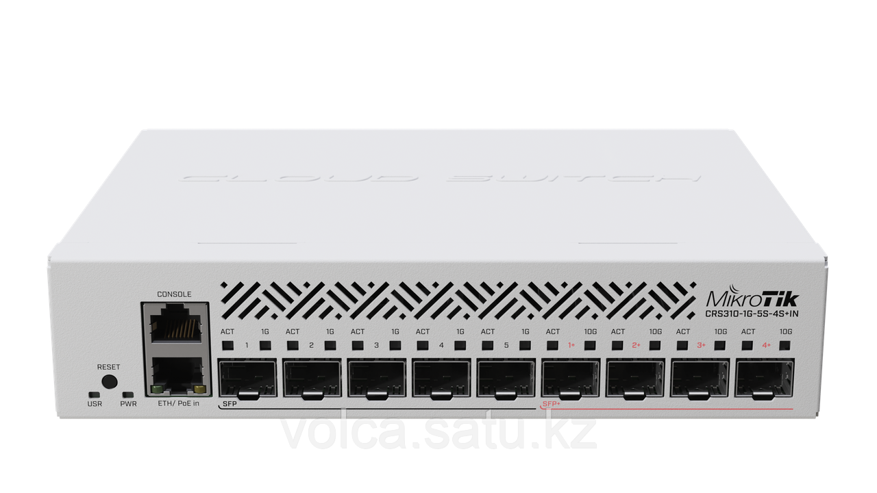 Коммутатор MikroTik Cloud CRS310-1G-5S-4S+IN RouterOS L5 license (EU)