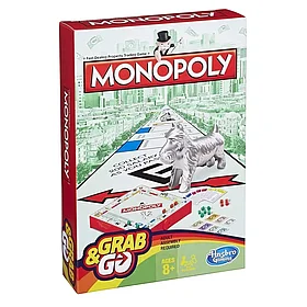 Настольная игра: Монополия Grab&Go | Hasbro