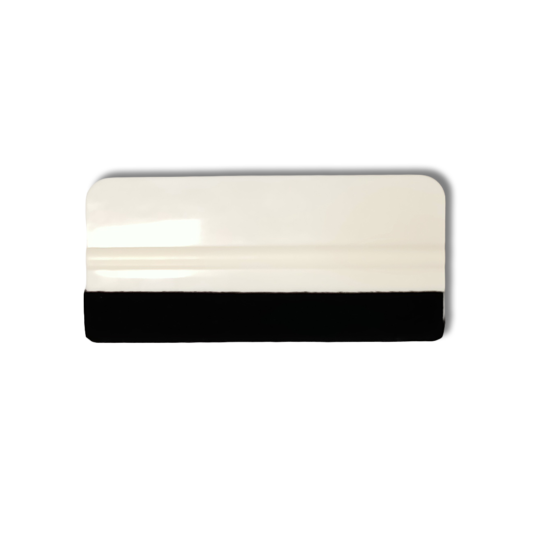 Ракель пластиковый mini белый с фетровой накладкой V22 10смХ4,5см мягкий - фото 2 - id-p103882246