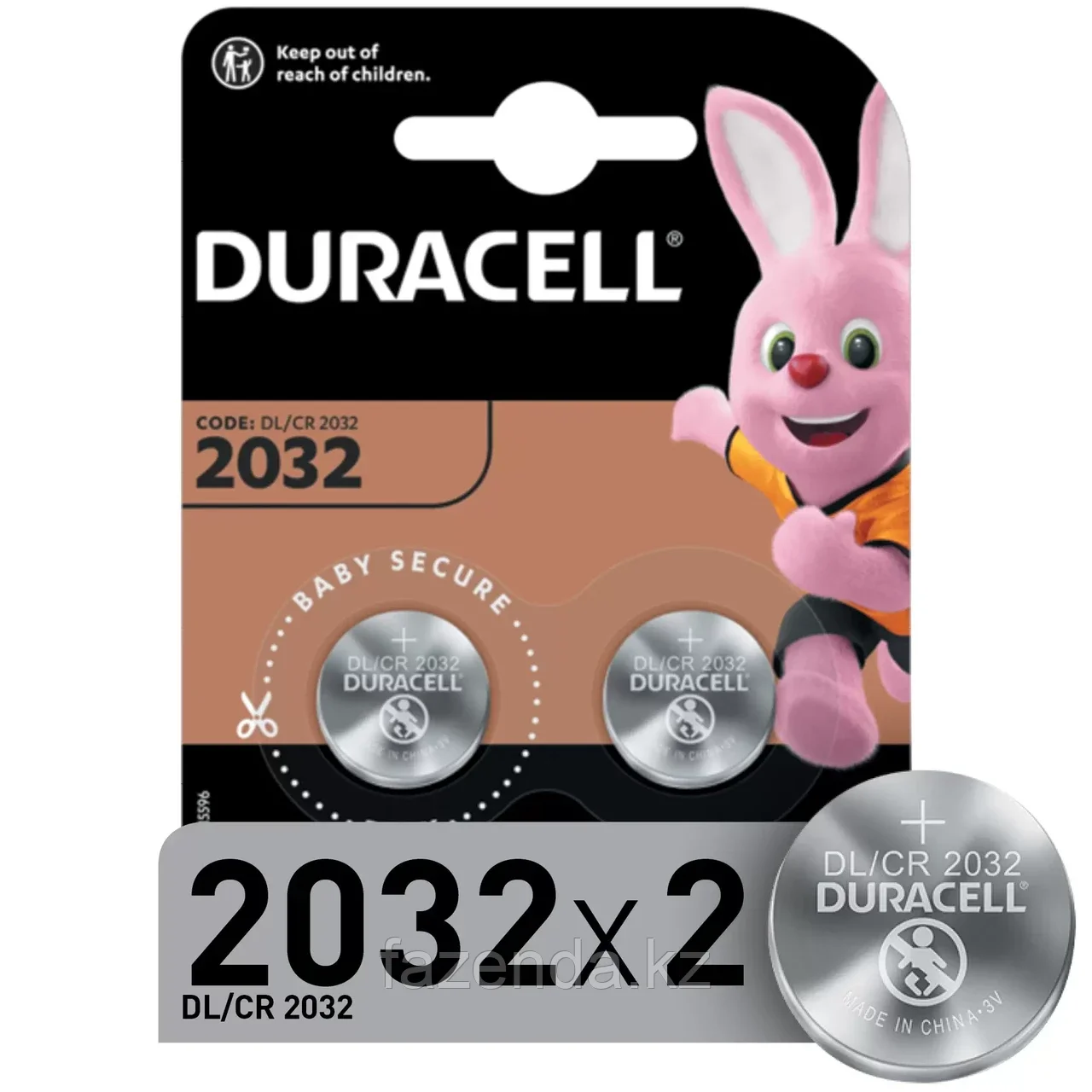 Батарейка Duracell LI2032  2BL  (2шт)