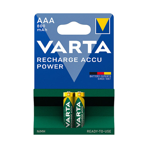 Аккумулятор VARTA R2U Micro 1.2V - HR03/AAA 800 мАч (2 шт), фото 2