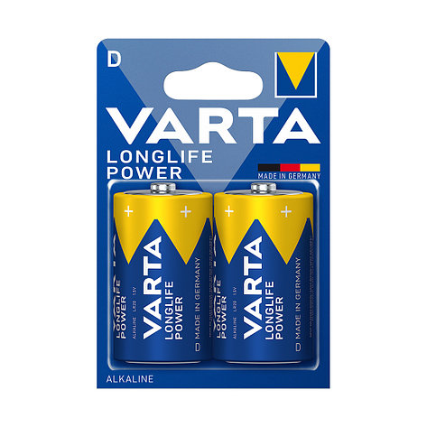 Батарейка VARTA High Energy Longlife Mono 1.5V - LR20/D (2 шт) в блистере, фото 2