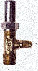 Вентиль запорный ( 3/8 NPT x 3/8 SAE ) PAS-33B