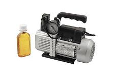 Двухступенчатый вакуумный насос 2DS-215S (42л) с вакууметром