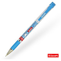 Ручка шар. Luxor "Uniflo Max" синяя, голубой корпус, грип 0,7мм