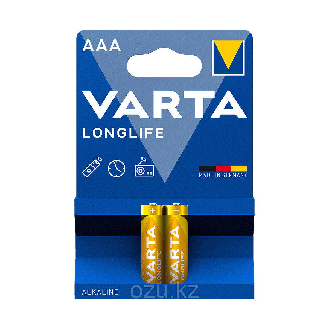 Батарейка VARTA Longlife Micro 1.5V - LR03/ AAA (2 шт)